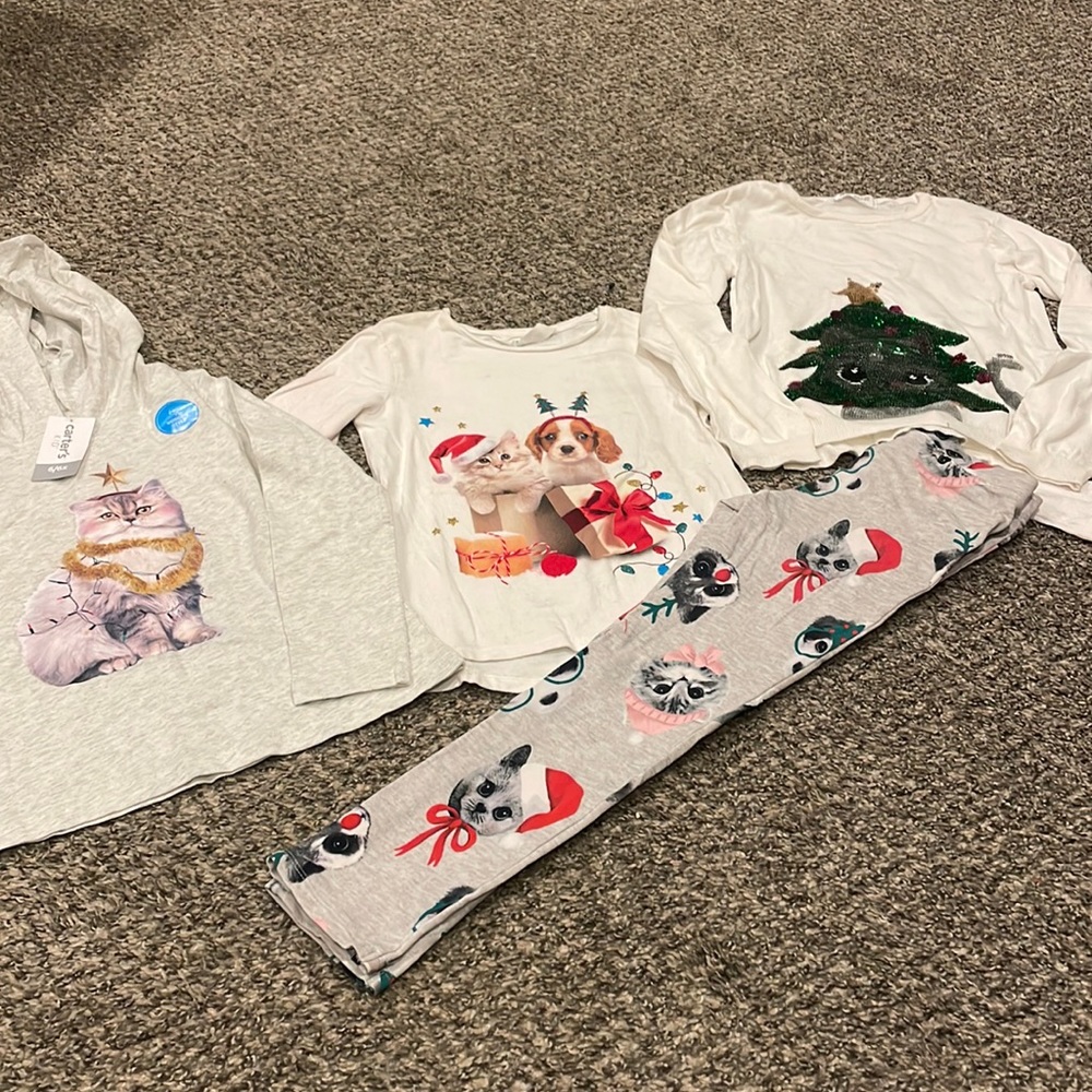 H&M / carters Christmas lot . Cute animals
